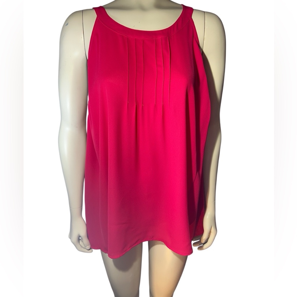 Torrid Bright Pink Sleeveless Blouse